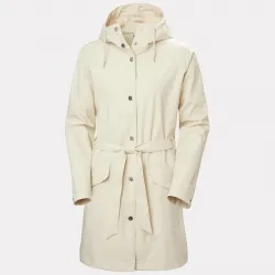 Parka Helly Hansen mujer beige | Chaqueta impermeable elegante
