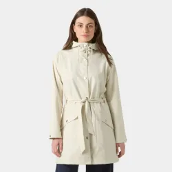 Parka Helly Hansen mujer beige | Chaqueta impermeable elegante