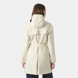 Parka Helly Hansen mujer beige | Chaqueta impermeable elegante