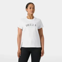 Camiseta Helly Hansen blanca mujer | Camiseta logo HH