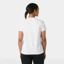 Camiseta Helly Hansen blanca mujer | Camiseta logo HH