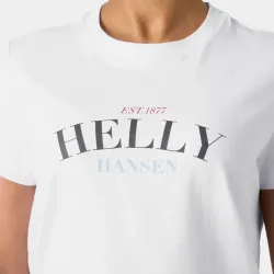 Camiseta Helly Hansen blanca mujer | Camiseta logo HH