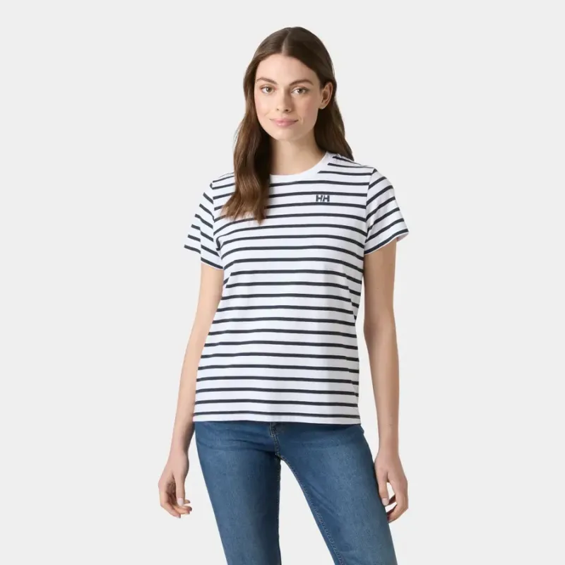 Camiseta náutica Helly Hansen mujer | Camiseta marinera rayas