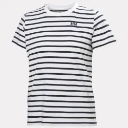 Camiseta náutica Helly Hansen mujer | Camiseta marinera rayas