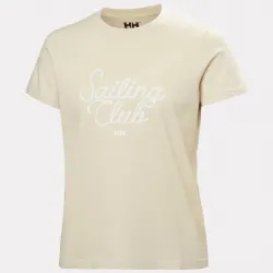 Helly Hansen Sailing Club mujer | Camiseta náutica beige