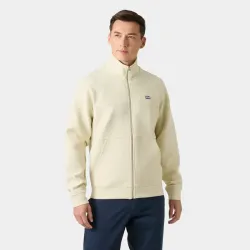 Sudadera Helly Hansen Koster Full Zip Beige | Chaqueta Casual Hombre