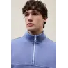 Sudadera Ecoalf Alex Azul | Sudadera Hombre con Media Cremallera