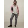 Sudadera Ecoalf Rosa con Capucha y Cremallera | Sudadera Mujer Casual