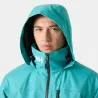 Chaqueta Helly Hansen Verde con Capucha | Impermeable Hombre