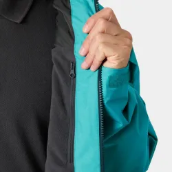 Chaqueta Helly Hansen Verde con Capucha | Impermeable Hombre