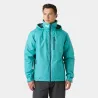 Chaqueta Helly Hansen Verde con Capucha | Impermeable Hombre