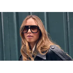 Gafas de Sol Goodbye Rita Trocadero Negras Lente Marrón | Eolo