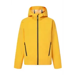 Chaqueta ECOALF amarilla hombre | Impermeable ligera y cortavientos