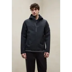 Chaqueta ECOALF negra hombre | Funcional, ligera y con estilo limpio
