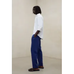 Polo ECOALF blanco manga larga hombre | Estilo limpio y versátil