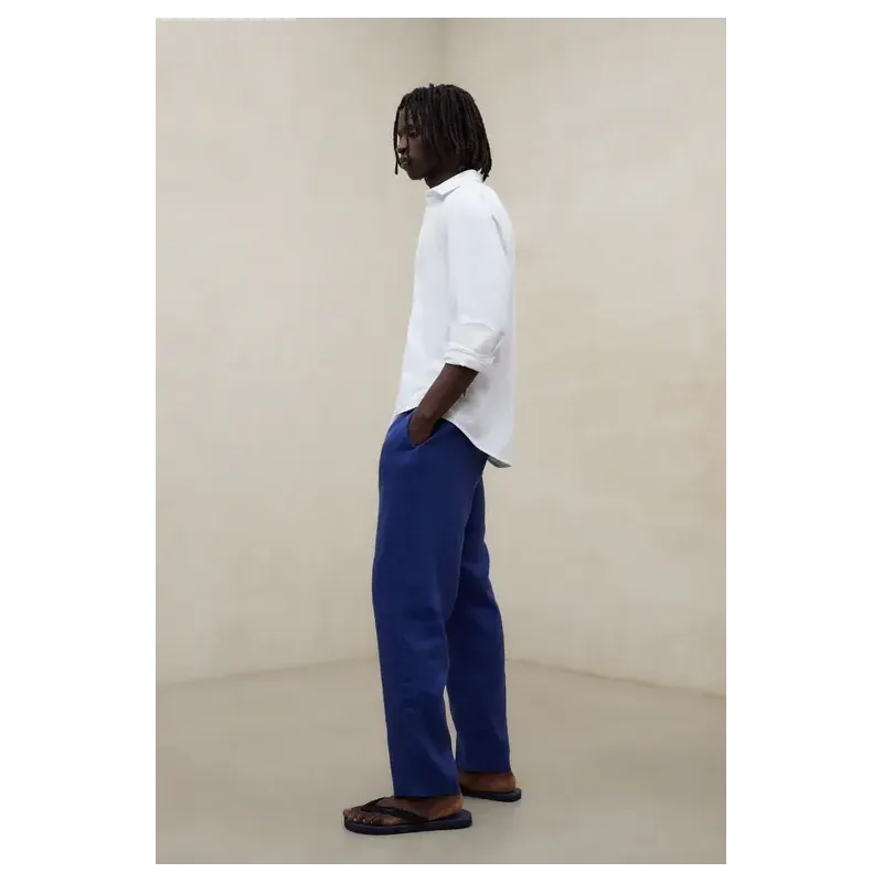 Polo ECOALF blanco manga larga hombre | Estilo limpio y versátil