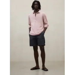 Polo ECOALF rosa manga larga hombre | Estilo actual y cómodo