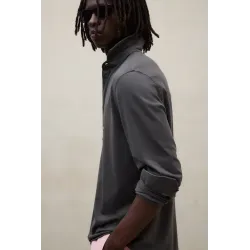 Polo manga larga gris hombre | Estilo limpio y actual