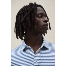 Polo rayas azul hombre | Fresco y estilo verano