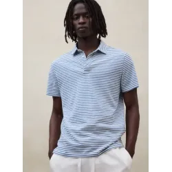 Polo rayas azul hombre | Fresco y estilo verano