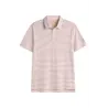 Polo rayas rosa hombre | Ligero y estilo verano