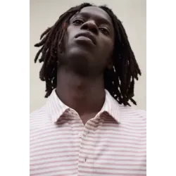 Polo rayas rosa hombre | Ligero y estilo verano