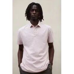 Polo rayas rosa hombre | Ligero y estilo verano