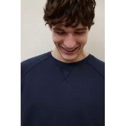 Sudadera azul marino Ecoalf hombre | Cómoda y fácil