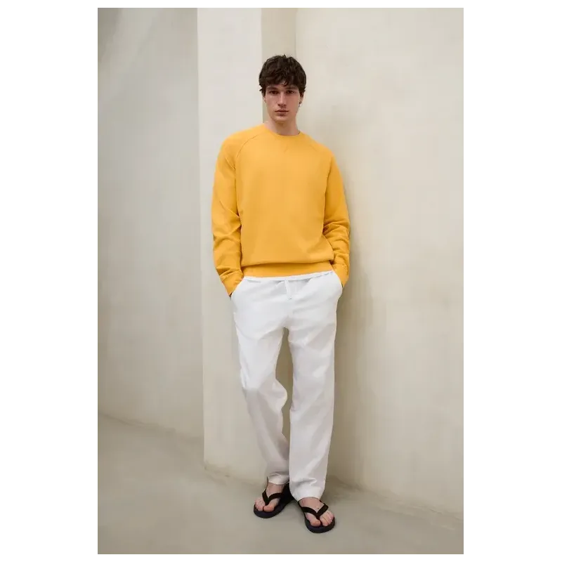 Sudadera amarilla Ecoalf hombre | Fácil y diferente