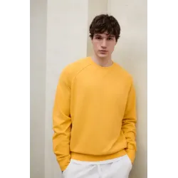 Sudadera amarilla Ecoalf hombre | Fácil y diferente