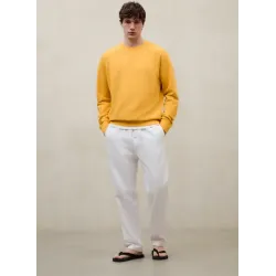 Sudadera amarilla Ecoalf hombre | Fácil y diferente