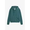 Sudadera Ecoalf verde con cremallera hombre | Hoodie sostenible cómoda