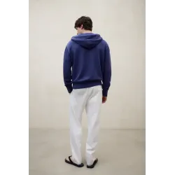 Sudadera azul Ecoalf cremallera hombre | Compra online