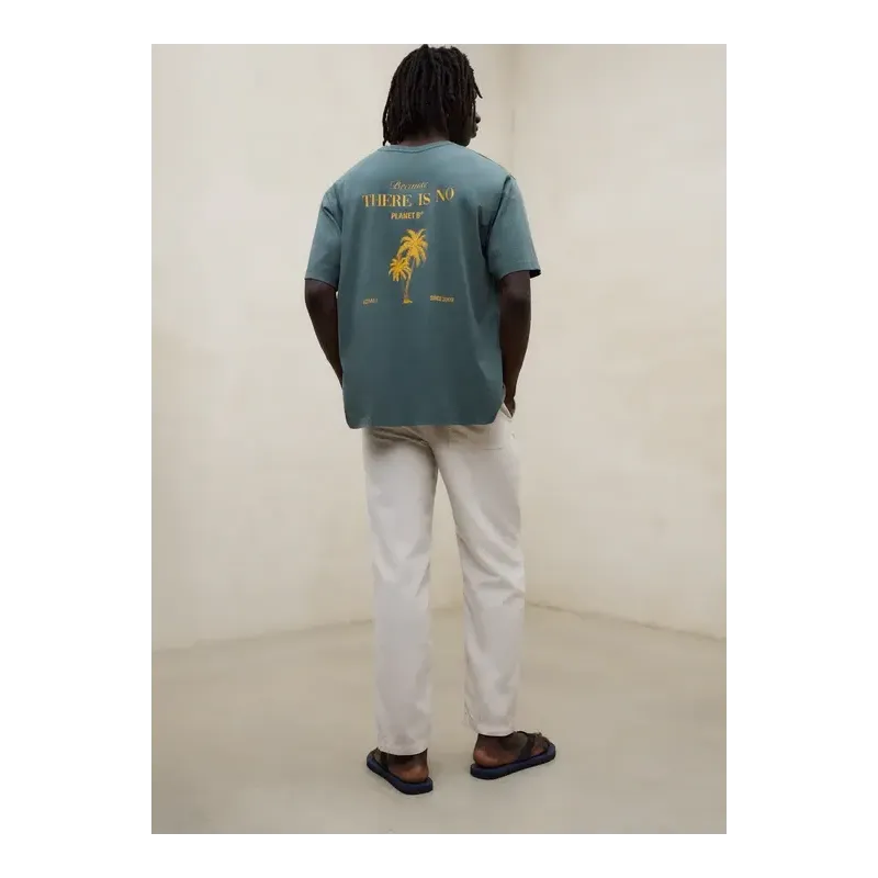 Camiseta verde Ecoalf hombre | Diseño original con estilo