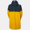 Chubasquero Helly Hansen Mujer Impermeable Largo Azul Amarillo