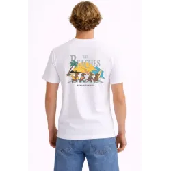 Camiseta blanca BlueBlue Chihuahua The Beaches | Estilo surf hombre
