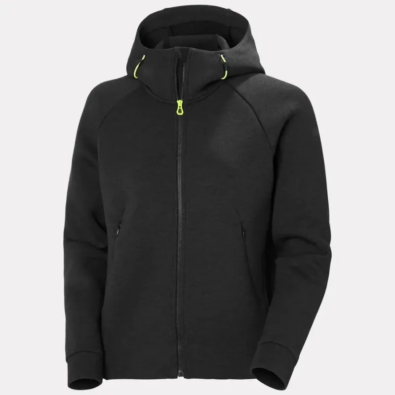 Chaqueta Helly Hansen Mujer Negra HP Ocean Full Zip | Cómoda y Versátil