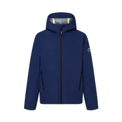Chaqueta impermeable azul Ecoalf hombre | Ligera y con capucha