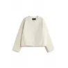 Chaqueta reversible Ecoalf mujer | Diseño ligero color crema