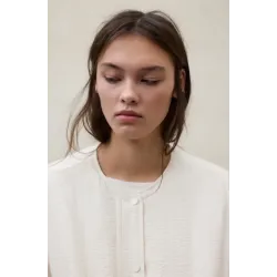 Chaqueta reversible Ecoalf mujer | Diseño ligero color crema