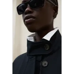 Chaqueta azul marino Ecoalf mujer | Diseño estructurado moderno