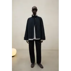 Chaqueta azul marino Ecoalf mujer | Diseño estructurado moderno