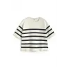 Camiseta rayas mujer Ecoalf | Top amplio estilo marinero