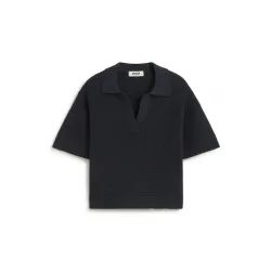 Jersey Polo Azul Marino Ecoalf Mujer | Cómodo y Fácil de Combinar