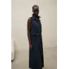 Vestido largo marino Ecoalf Chiara mujer
