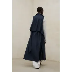 Vestido largo marino Ecoalf Chiara mujer