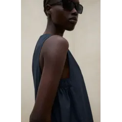 Vestido marino Ecoalf corte amplio mujer V