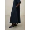 Vestido camisero largo marino Ecoalf mujer