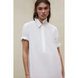 Vestido blanco Ecoalf mujer | Minimalismo que funciona