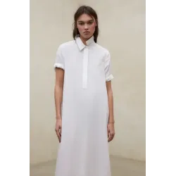 Vestido blanco Ecoalf mujer | Minimalismo que funciona